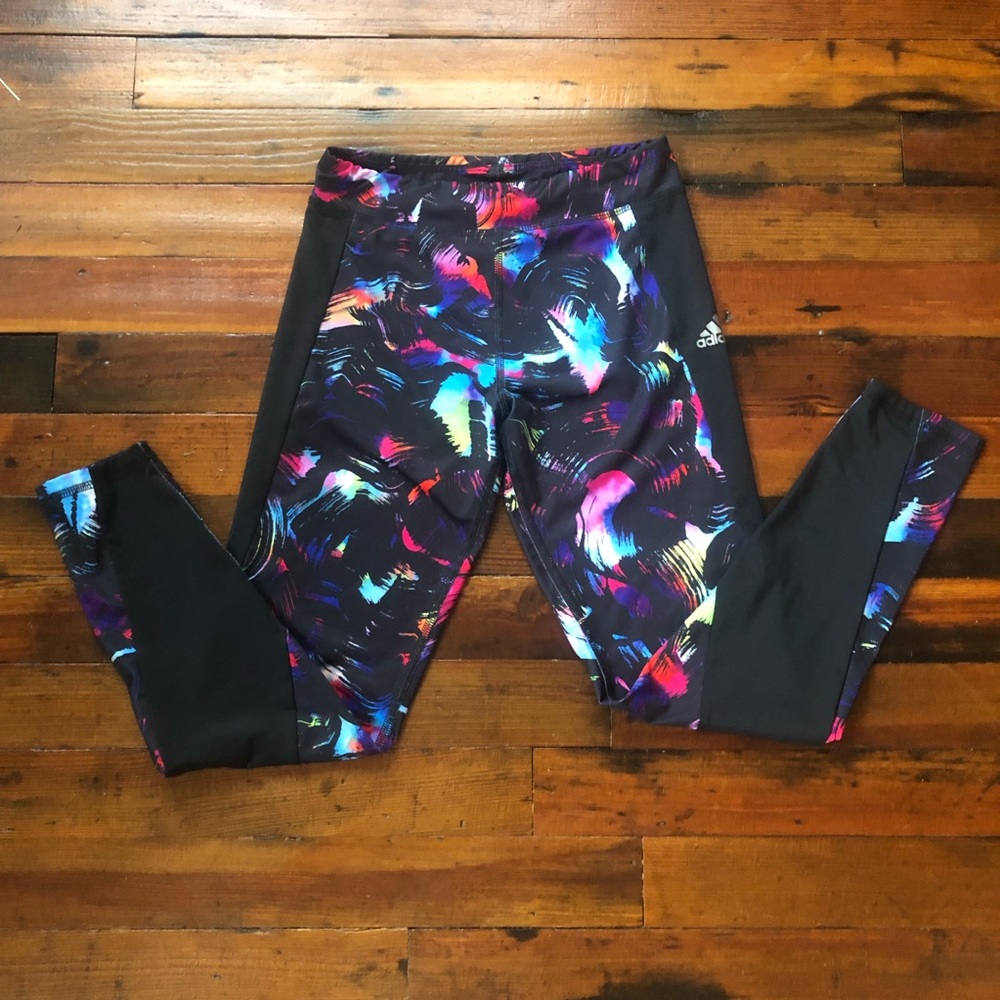 Girls’ adidas Multicolored Print Leggings 7/8